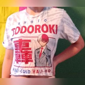 Todoroki crop top